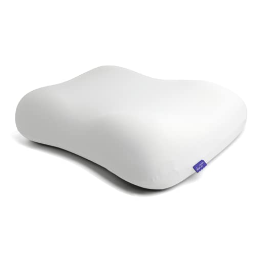 Deep Sleep Memory Foam Pillow for Side & Back Sleepers – Orthopedic Neck Support, Contour Design, Rejuvenating Rest, Calm Grey
