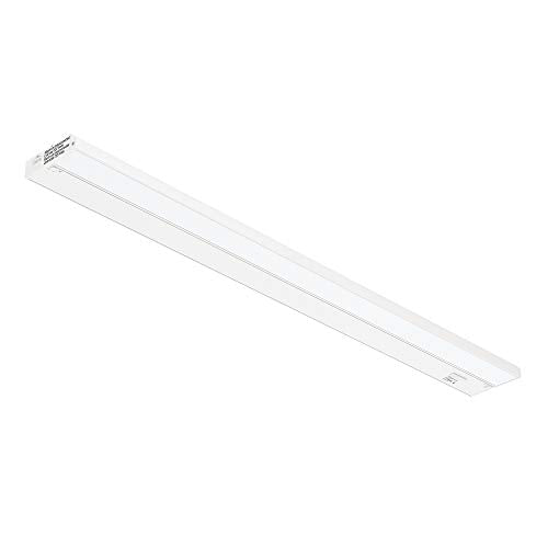 GETINLIGHT 32-inch White Under Cabinet LED Lighting Kit - 3 Color Levels, Dimmable, Hardwired or Plug-In, ETL & ENERGY STAR Certified