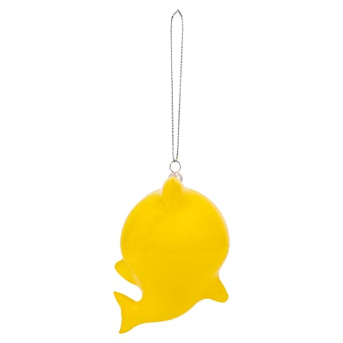 Kurt S. Adler Baby Shark Christmas Ornament - Smiling Yellow 3.5"