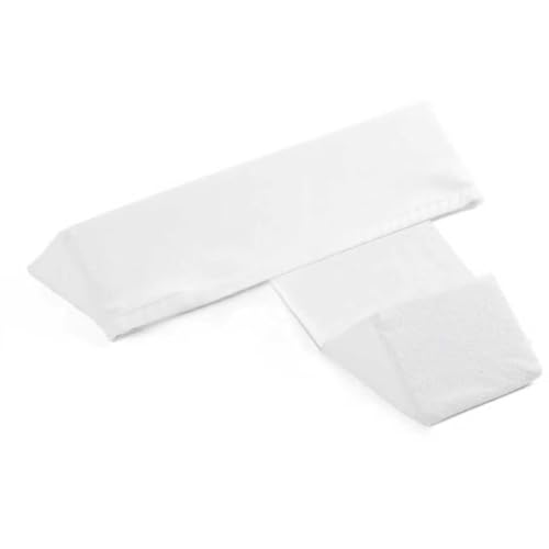 White Side Sleeper Wedge Cushion - Adjustable, Soft, Breathable & Removable Cover