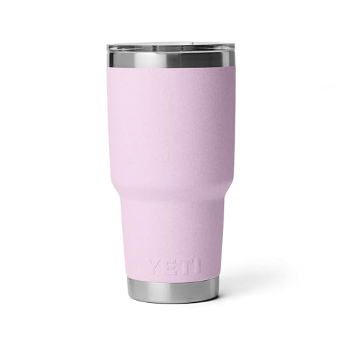 YETI Rambler 30 oz Tumbler Cherry Blossom Textured Stainless Steel Vacuum Insulated