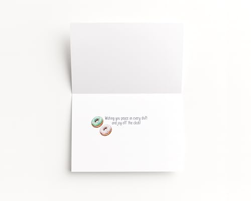 Law Enforcement Reindeer Christmas Card — Naughty or Nice Police Holiday Greeting