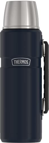 THERMOS Stainless King Vacuum-Insulated Beverage Bottle 68oz Midnight Blue