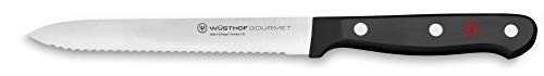 Wüsthof Gourmet 5-Inch Serrated Utility Knife - German High Carbon Steel