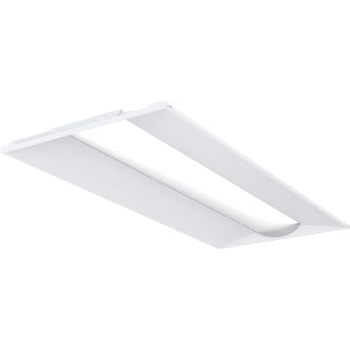 Lithonia Lighting 2x4 LED Troffer Light with Adjustable Lumens & Switchable CCT - 4000-6000 Lumens