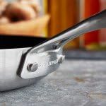 Scanpan CS+ 12-Inch Nonstick Fry Pan - Induction Ready, Oven Safe to 500°F, Dishwasher Safe, Black/Stainless