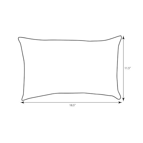 Christmas Decorative Rectangular Throw Pillow - Snowflakes & Reindeer, Grey & White