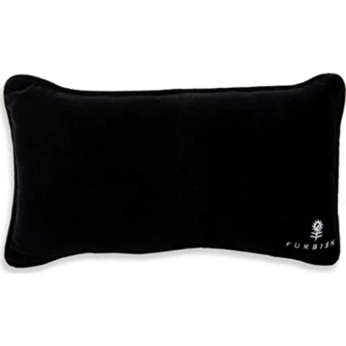 FURBISH Embroidered Decorative Throw Pillow 8x14 Inches Witty Home Accent