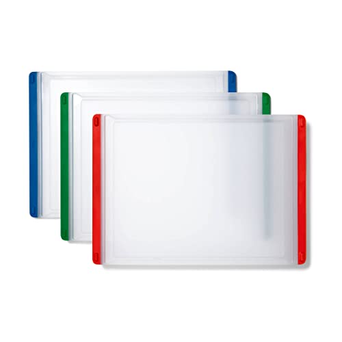OXO Good Grips 3-Piece Color-Coded Plastic Cutting Board Set - Solid Colors, One Size