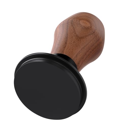 Normcore 53.3mm Espresso Coffee Tamper V4 with Walnut Handle & Titanium Coating