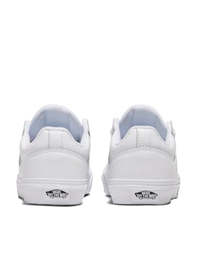 Vans Women's Seldan Low-Top Sneakers 8.5 Tumble White/White - Retro Tennis Style