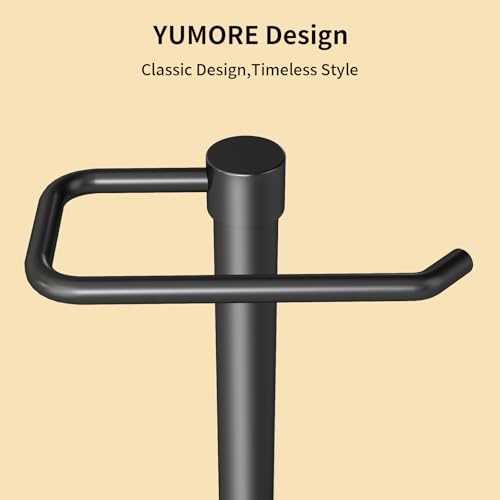 YUMORE Pro Max Matte Black Hand Towel Stand Countertop - Stable & Versatile
