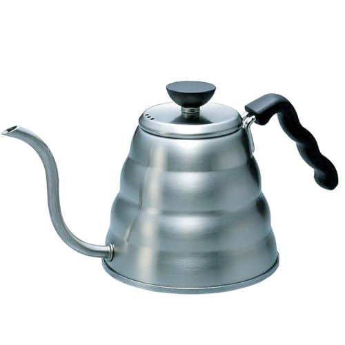 Hario V60 Buono 1.2L Stainless Steel Drip Kettle for Pour Over Coffee - Silver