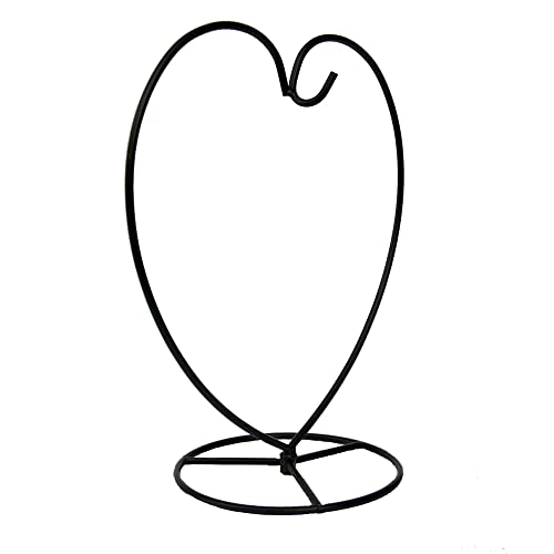 Ornament Display Stand Holder Iron Hanger for Chrismas Hanging Glass Globes (Love Shape Large 1 Pcs)