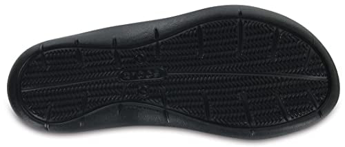 Crocs Women's Swiftwater Sandals - Black/Black, Size 8, Z-strap, Croslite Foam