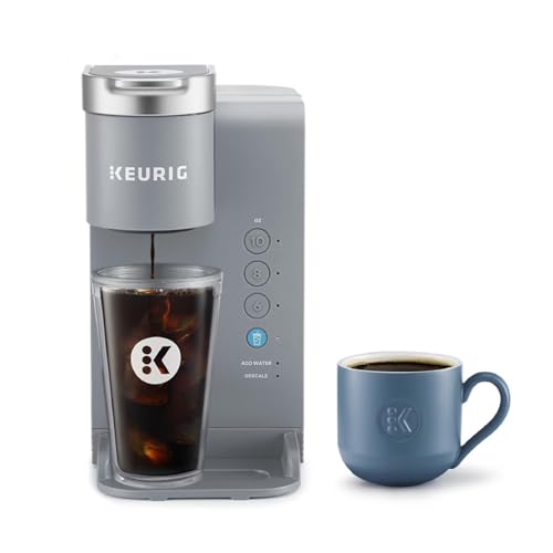Keurig Iced & Hot Coffee Maker with 3 Cup Sizes, Removable Reservoir