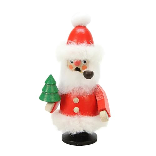 Christian Ulbricht German Incense Smoker Santa Claus Red 12 cm
