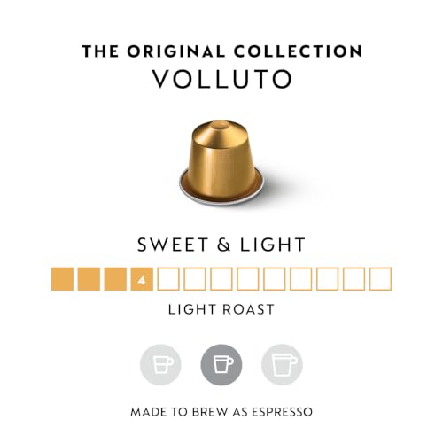 Nespresso Volluto Light Roast Espresso Pods - 50 Count - Variation: Volluto