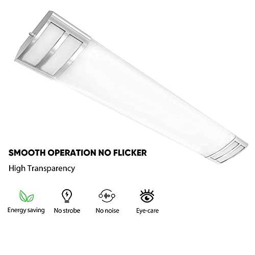 ANTLUX 4ft LED Flush Mount Linear Lights 40W 4500lm Kitchen Light