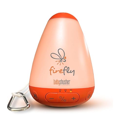 Baby Shusher Firefly Baby Soother with Nightlight & White Noise, Portable Sleep Aid