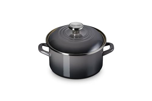 Le Creuset Enamel on Steel Petite Stockpot - 3.8 Qt. Oyster Variation