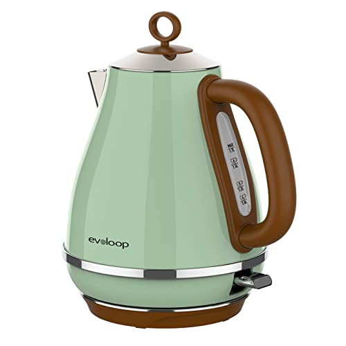 Evoloop 1.7L Electric Kettles, BPA Free Tea Kettle, Hot Water Boiler