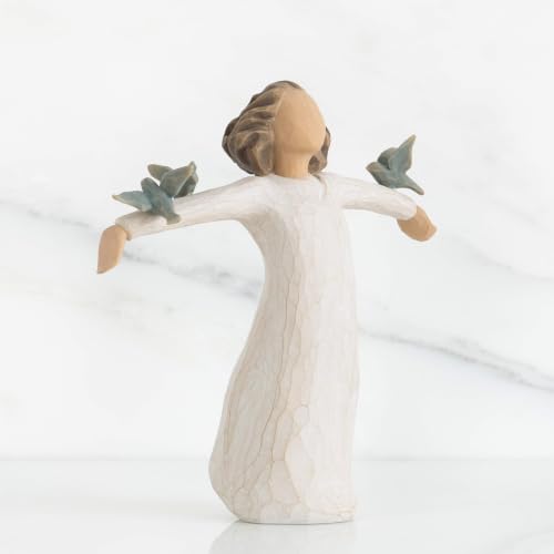 Willow Tree Happiness Hand-Painted Sculpture - Sentimental Gift for Celebrations