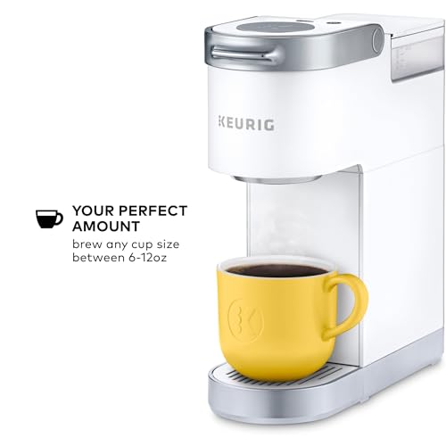 Keurig K-Mini Plus Coffee Maker - White, Single Serve K-Cup Brewer, Renewed
