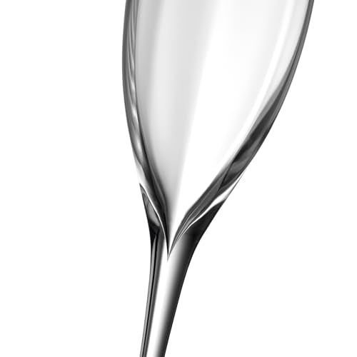 Waterford Elegance Optic Champagne Flute Pair - Crystal Stemware for Celebrations