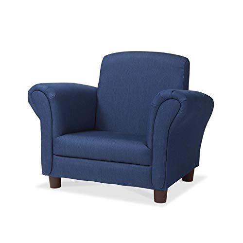 Melissa & Doug Denim Fabric Child’s Armchair (Kid’s Furniture, 23”L x