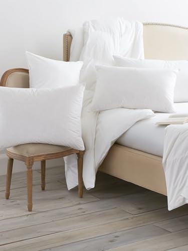 Down Alternative King Pillow - Soft, Hypoallergenic, Organic Cotton
