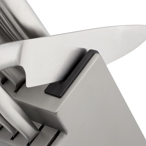KitchenAid Gourmet 14-Piece Knife Set with Built-In Sharpener - Stainless Steel