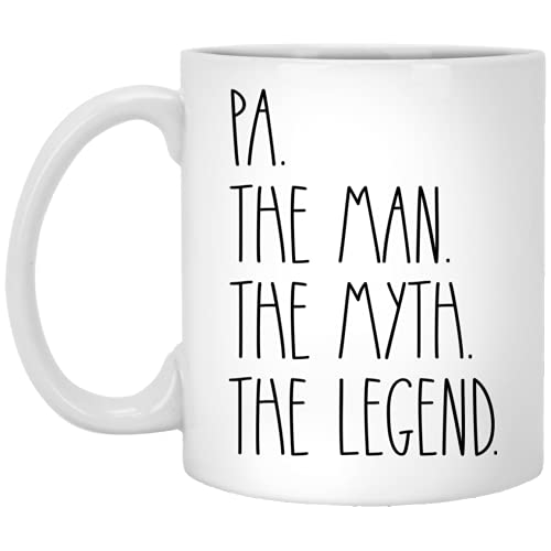 Pa The Man Myth Legend Coffee Mug - Gifts for Christmas, Birthday