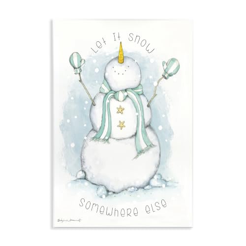 Nautical Snowman Humor Wall Plaque 13x19 in — Stupell Industries