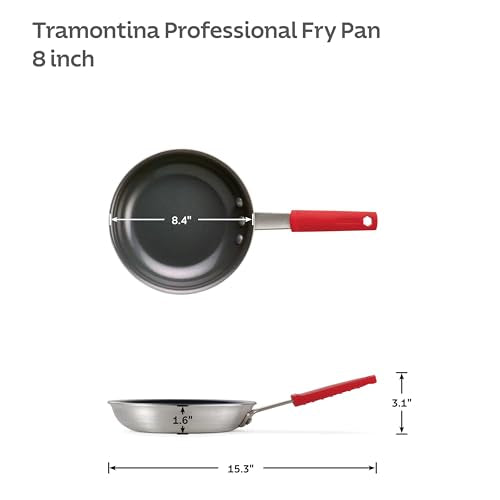 8-Inch Ceramic Non-Stick Frying Pan - Black, Versatile & Durable