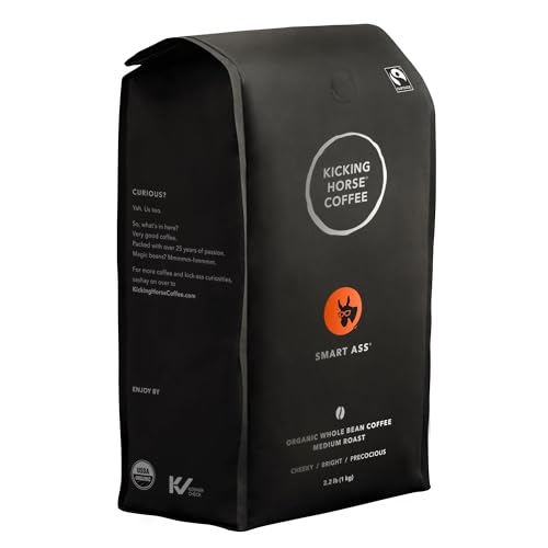 Organic Coffee Beans 35.2oz - Medium Roast Whole Bean, Fairtrade & Kosher