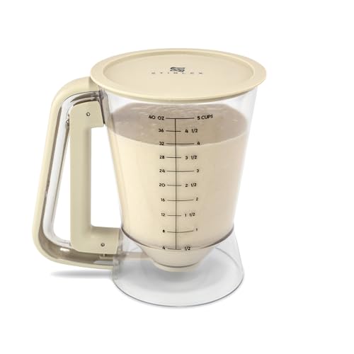 STIRLEX Batter Dispenser for Pancakes, Cupcakes & Waffles, Drip-Free Baking Tool