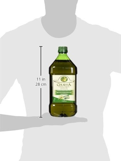 Colavita Extra Virgin Olive Oil - Cold Pressed Italian Import | 68 Oz Plastic Jug