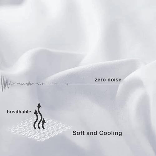 White Twin XL All-Season Cooling Comforter - Duvet Insert for Bed