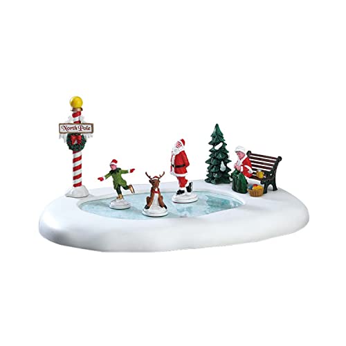 Lemax Ice Follies Rink Village Accessory – Multicolor Resin Miniature