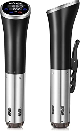 Sous Vide Cooker 1100W Waterproof Immersion Circulator with Reservation Function - Black