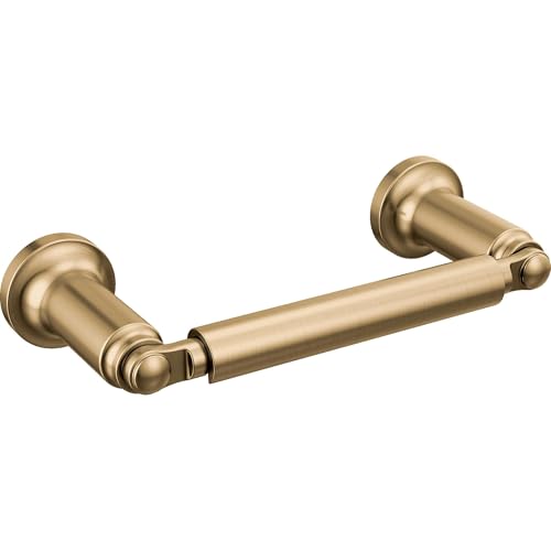 Delta Saylor Wall Mount Toilet Paper Holder - 1-Pack Champagne Bronze Bathroom Accessory