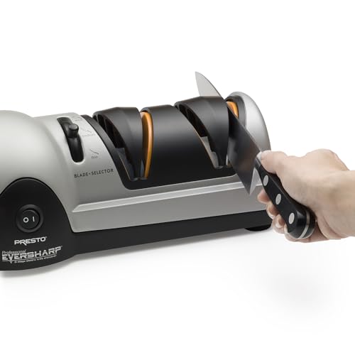 Electric Knife Sharpener - Professional 3-Stage System, One Size - Knife Sharpeners
