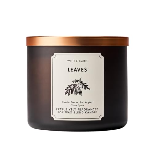 3-Wick Scented Candle with Autumn Leaves Fragrance - Up to 45 Hours