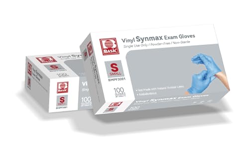Vinyl Exam Gloves Small Pack of 1000 Latex-Free Powder-Free Medical Gloves