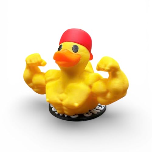 SpeakerMan Flex-mas Display Muscle Duck Christmas Ornament for Jeep Dashboard