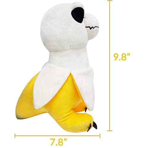 Banana Dinosaur Plush, Bananasaurus Rex Stuffed Animal CuteT-Rex Pillow Funny weirdFruit Plushie The for Dinosaur Lovers Figures Birthday for Kids Girls and Boys 10inch