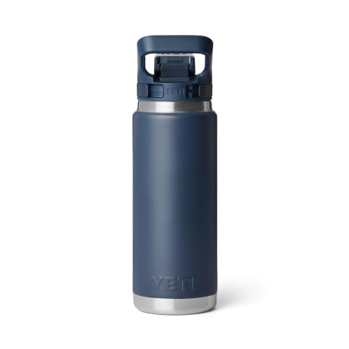 YETI Rambler 18 oz Navy Leakproof Bottle with Flip Chug Cap