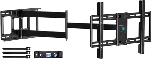 Extra Long Arm Full Motion TV Wall Mount for 42-80 Inch Televisions - 43 Inch Extension, Swivel & Tilt