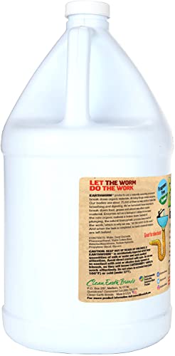 Natural Enzymatic Drain Cleaner - Fragrance-Free, Safe for Pets & Kids, 1 Gallon